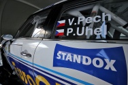 Rallye Český Krumlov: Čtvrteční odpoledne na Výstavišti v Českých Budějovicích